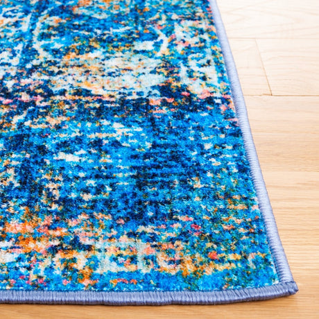 Safavieh Bahia Bah168M Blue/Gold Rug.