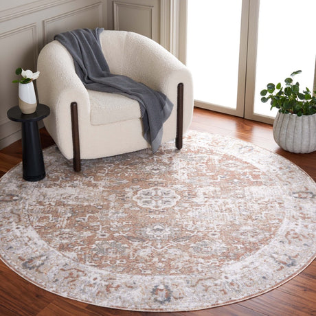 Safavieh Baltimore Bal852A Ivory/Rust Rug.