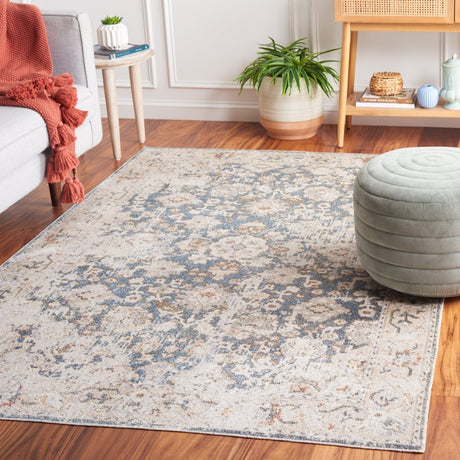 Safavieh Baltimore Bal852F Light Grey/Blue Rug.