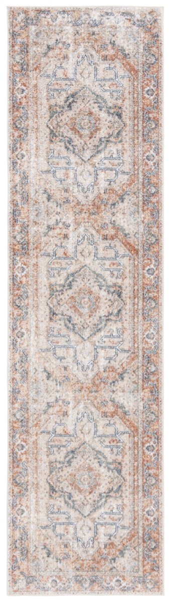 Safavieh Baltimore Bal854B Beige/Rust Rug.