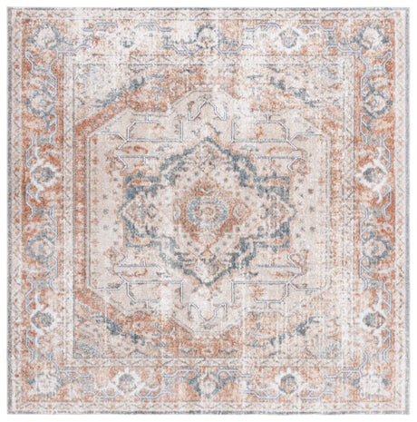 Safavieh Baltimore Bal854B Beige/Rust Rug.