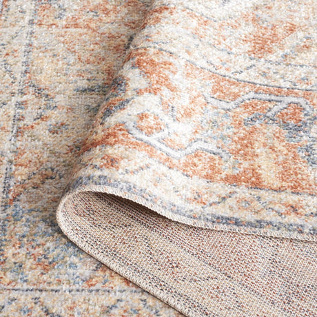 Safavieh Baltimore Bal854B Beige/Rust Rug.