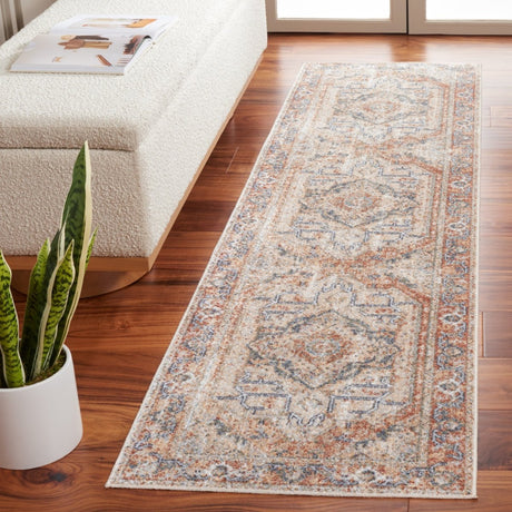 Safavieh Baltimore Bal854B Beige/Rust Rug.