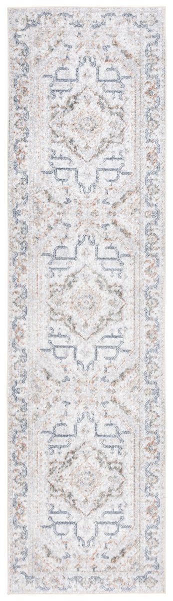 Safavieh Baltimore Bal854F Light Grey/Rust Rug.