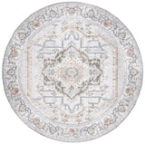 Safavieh Baltimore Bal854F Light Grey/Rust Rug.