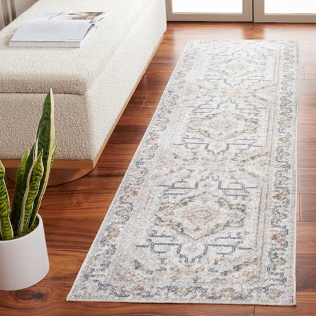 Safavieh Baltimore Bal854F Light Grey/Rust Rug.