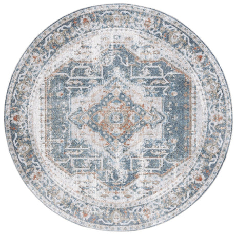 Safavieh Baltimore Bal854G Light Grey/Blue Rug.