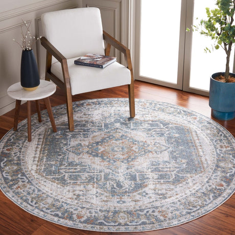 Safavieh Baltimore Bal854G Light Grey/Blue Rug.