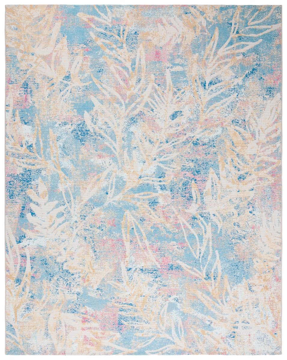 Safavieh Barbados Bar512M Light Blue/Ivory Rug.