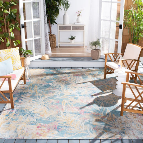 Safavieh Barbados Bar512M Light Blue/Ivory Rug.