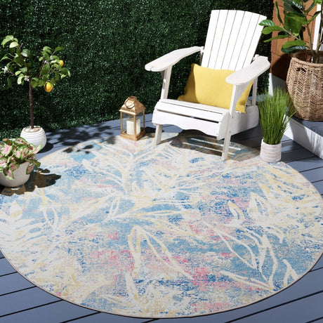 Safavieh Barbados Bar512M Light Blue/Ivory Rug.