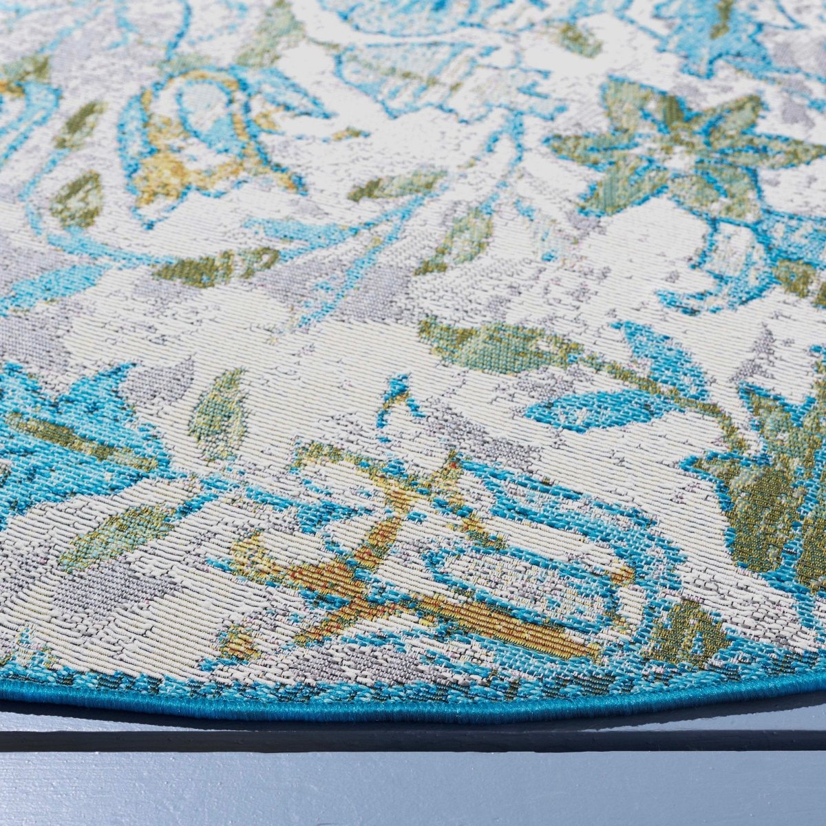 Safavieh Barbados Bar513M Ivory/Light Blue Rug.