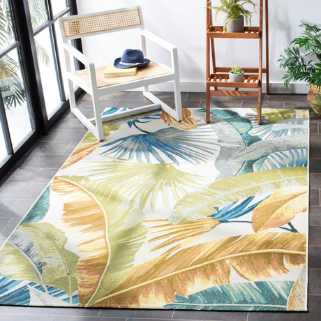 Safavieh Barbados Bar520C Gold/Green Rugs.