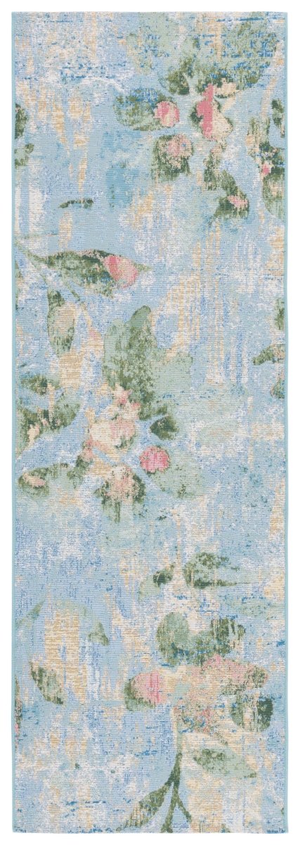 Safavieh Barbados Bar522M Light Blue/Green Rug.