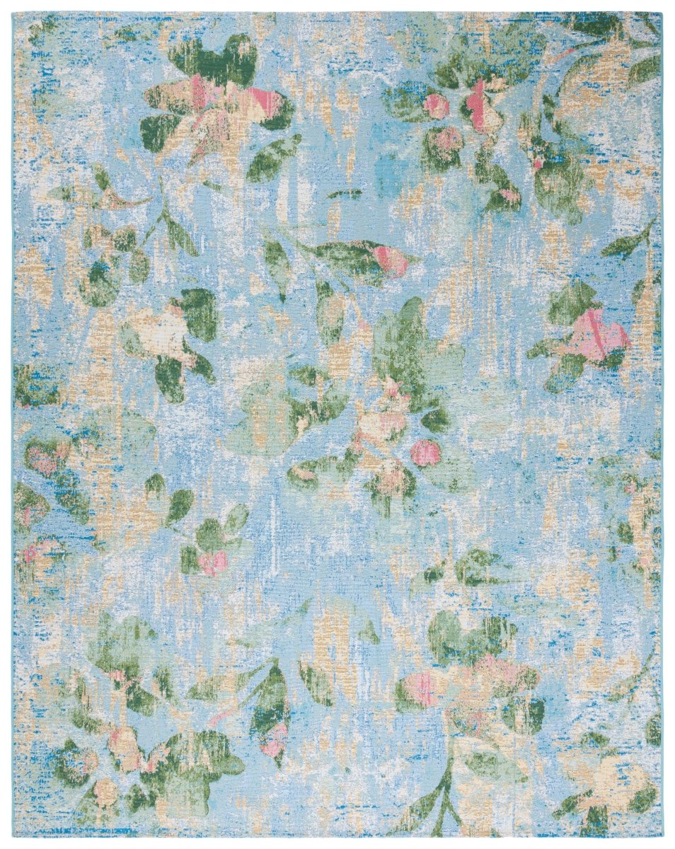 Safavieh Barbados Bar522M Light Blue/Green Rug.