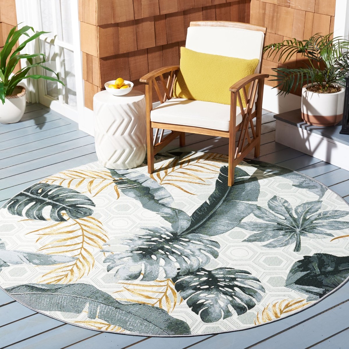 Safavieh Barbados Bar524F Grey/Gold Rugs.