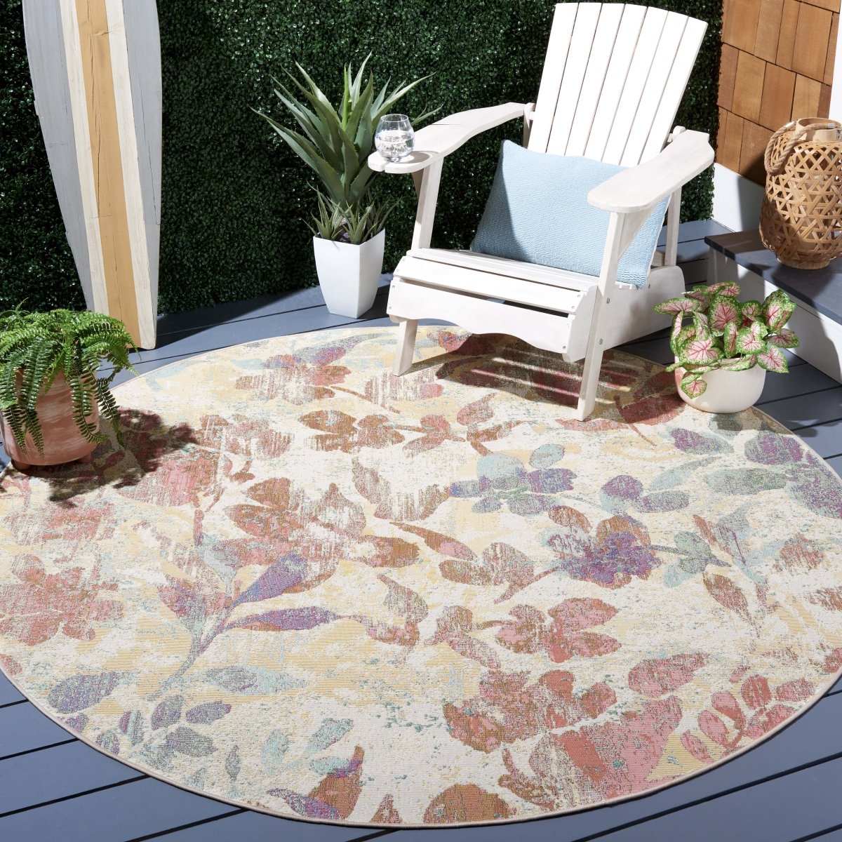 Safavieh Barbados Bar525B Beige/Red Rug.
