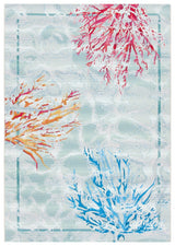Safavieh Barbados Bar535J Teal/White Rugs.
