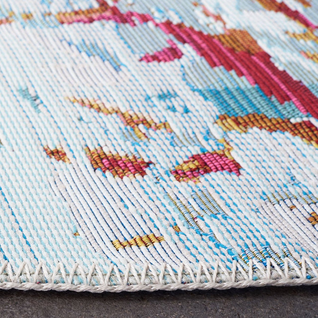 Safavieh Barbados Bar535J Teal/White Rugs.