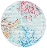 Safavieh Barbados Bar535J Teal/White Rugs.