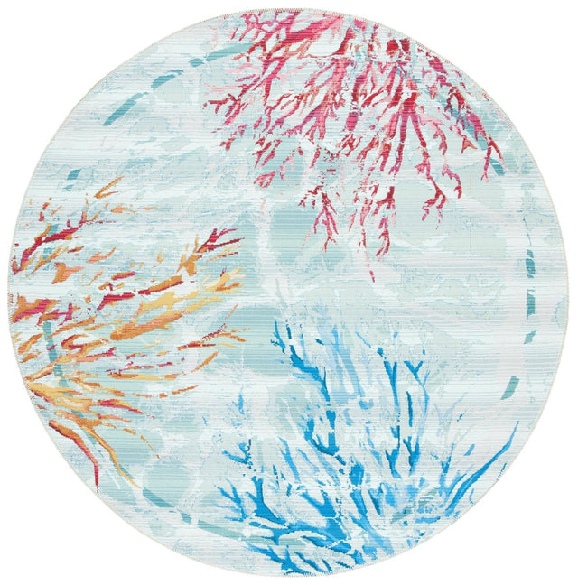 Safavieh Barbados Bar535J Teal/White Rugs.