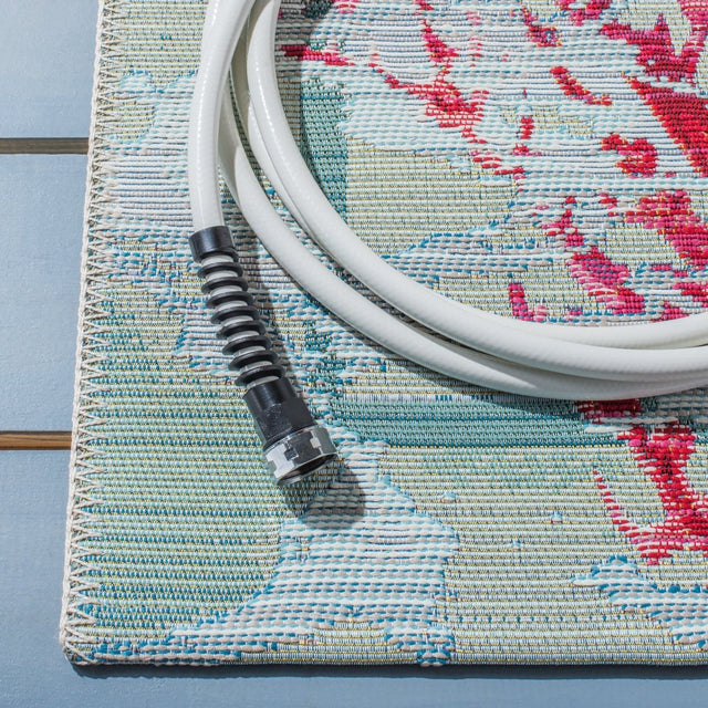 Safavieh Barbados Bar535J Teal/White Rugs.