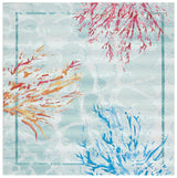 Safavieh Barbados Bar535J Teal/White Rugs.