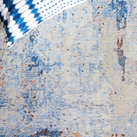Safavieh Barbados Bar537A Ivory/Blue Rust Rug.