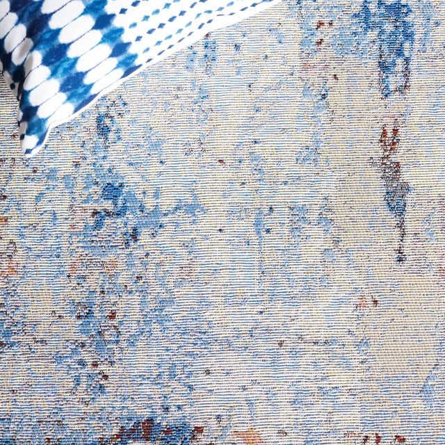 Safavieh Barbados Bar537A Ivory/Blue Rust Rug.