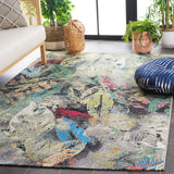 Safavieh Barbados Bar542Y Black Green/Pink Rug.