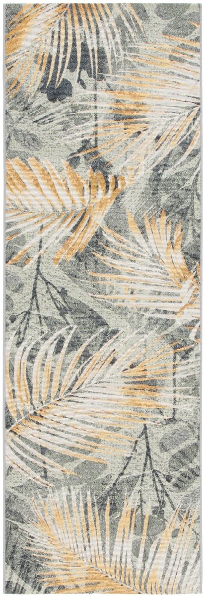 Safavieh Barbados Bar543Y Green/Black Gold Rug.