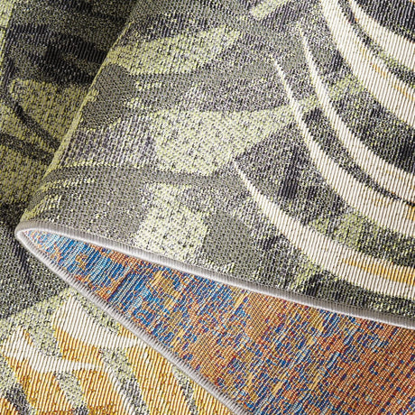 Safavieh Barbados Bar543Y Green/Black Gold Rug.