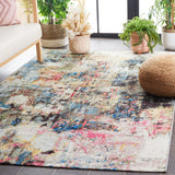 Safavieh Barbados Bar544Y Green Ivory/Black Rust Rug.
