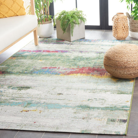 Safavieh Barbados Bar545Y Green/Blue Purple Rug.