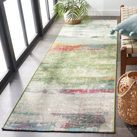 Safavieh Barbados Bar545Y Green/Blue Purple Rug.