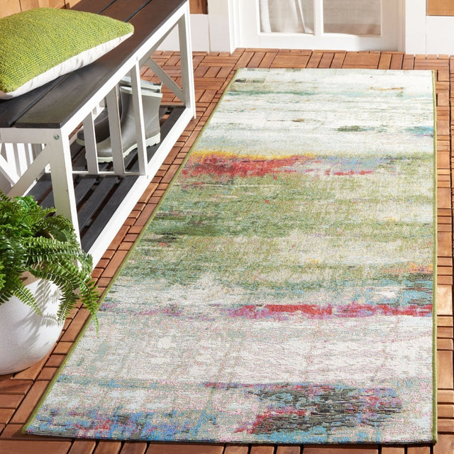 Safavieh Barbados Bar545Y Green/Blue Purple Rug.