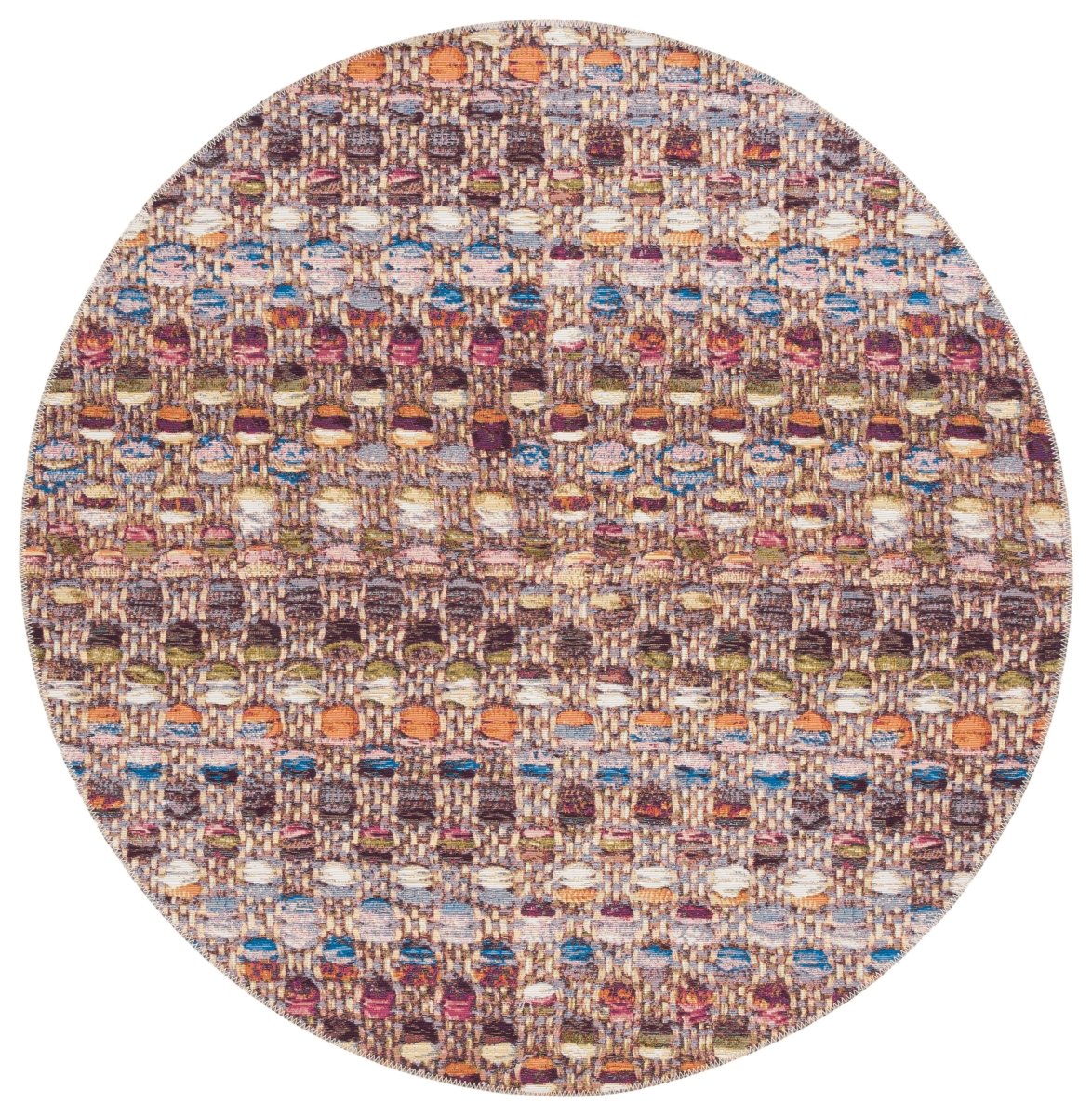 Safavieh Barbados Bar546V Purple/Green Rust Rug.