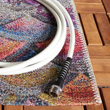 Safavieh Barbados Bar547F Grey Purple/Blue Gold Rug.