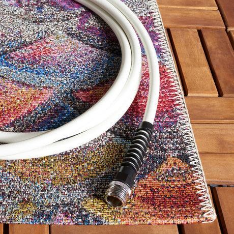 Safavieh Barbados Bar547F Grey Purple/Blue Gold Rug.