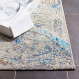 Safavieh Barbados Bar548A Ivory Blue/Green Rug.