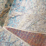Safavieh Barbados Bar548A Ivory Blue/Green Rug.