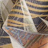 Safavieh Barbados Bar549Z Black Green/Gold Rug.