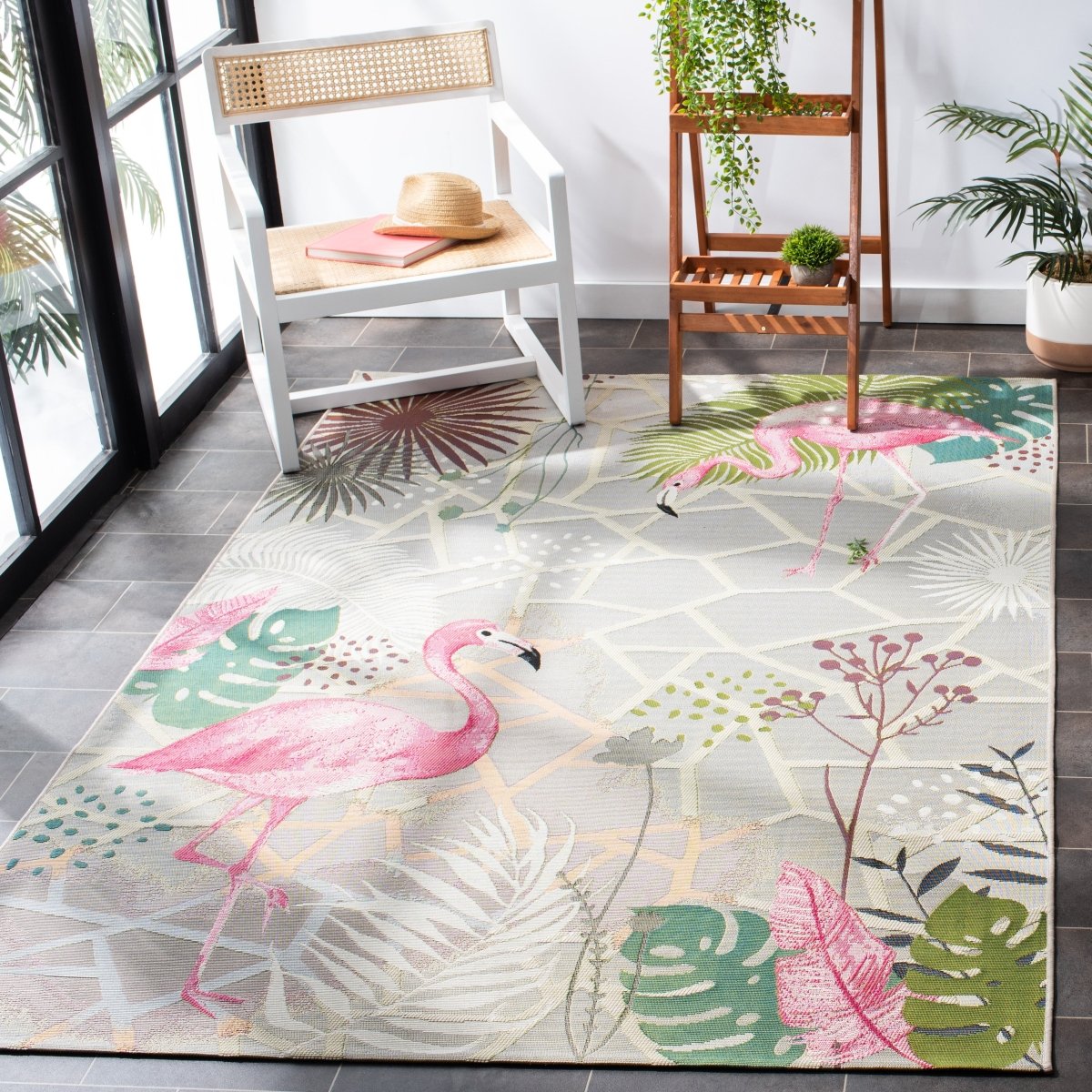 Safavieh Barbados Bar551F Grey/Pink Rugs.