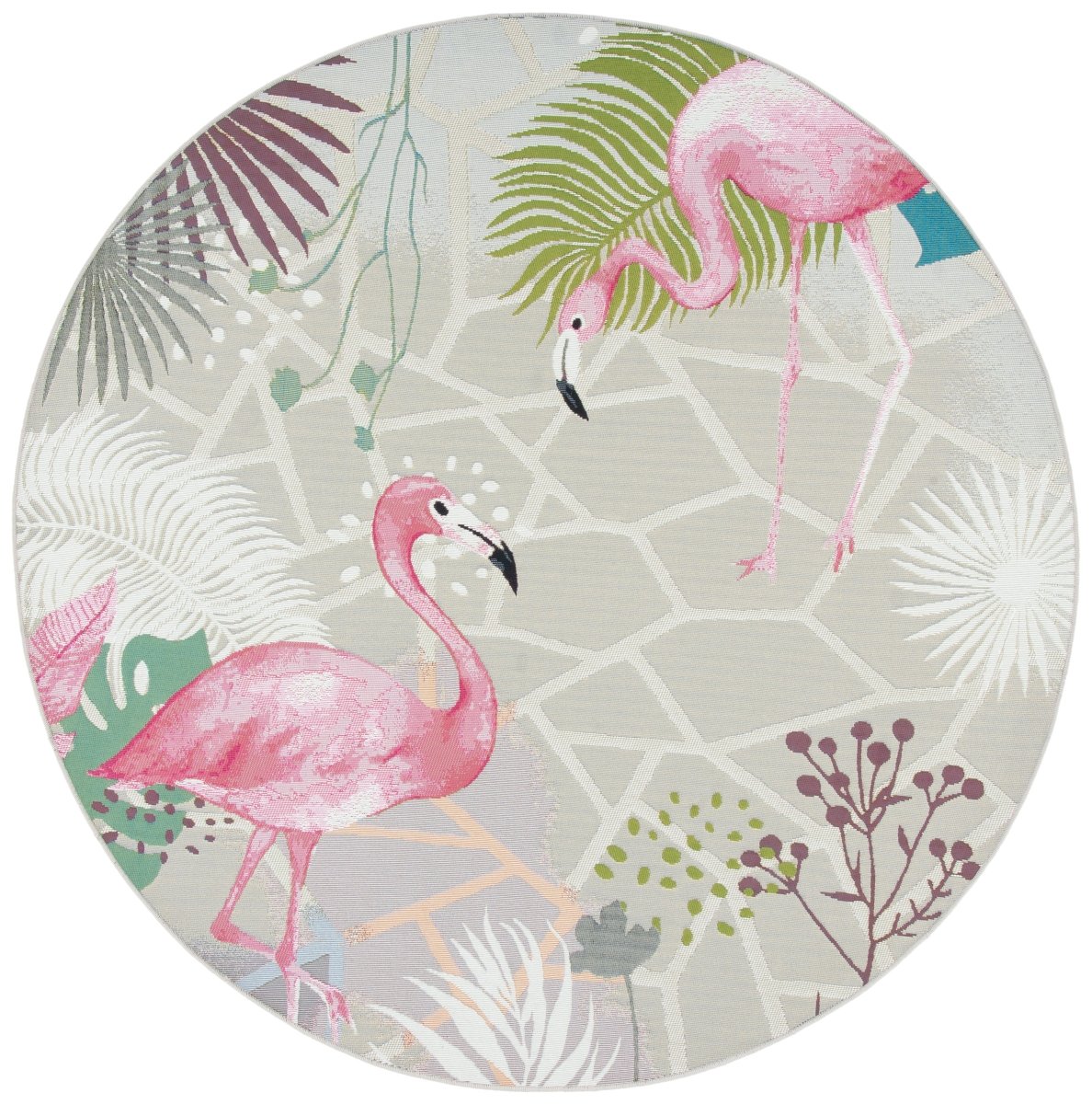 Safavieh Barbados Bar551F Grey/Pink Rugs.