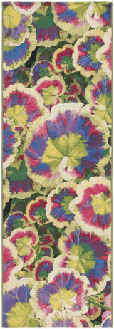 Safavieh Barbados Bar556Z Black Green/Purple Rug.