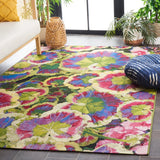 Safavieh Barbados Bar556Z Black Green/Purple Rug.