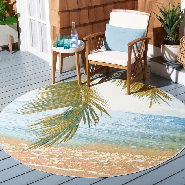 Safavieh Barbados Bar560A Gold/Blue Rugs.