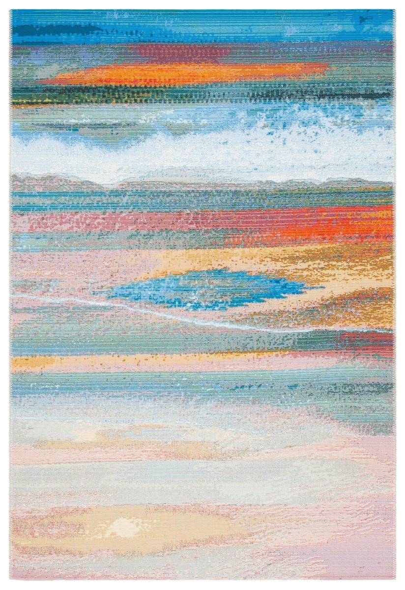 Safavieh Barbados Bar585M Light Blue/Pink Rugs.