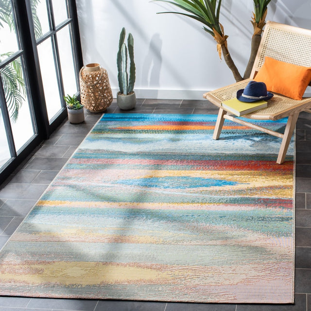 Safavieh Barbados Bar585M Light Blue/Pink Rugs.