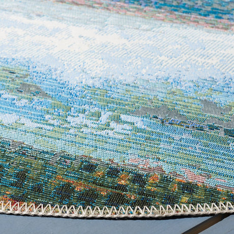 Safavieh Barbados Bar585M Light Blue/Pink Rugs.